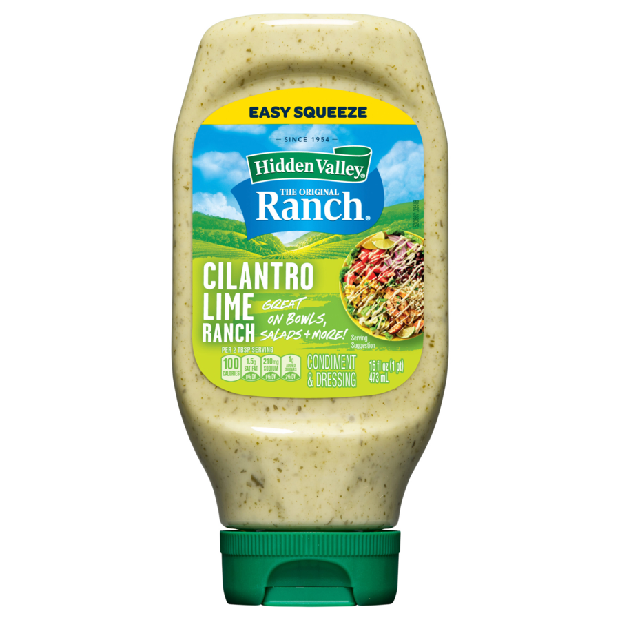 slide 1 of 1, Hidden Valley - Squeeze Cilantro Lime Ranch (16 Oz), 16 oz