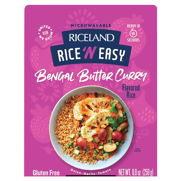 slide 1 of 1, Riceland Rice'N Easy Bengal Butter Curry, 8.8 oz
