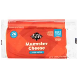 First Street Sliced Muenster Cheese