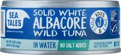 Sea Tales Solid White Albacore Tuna in Water - 5 oz