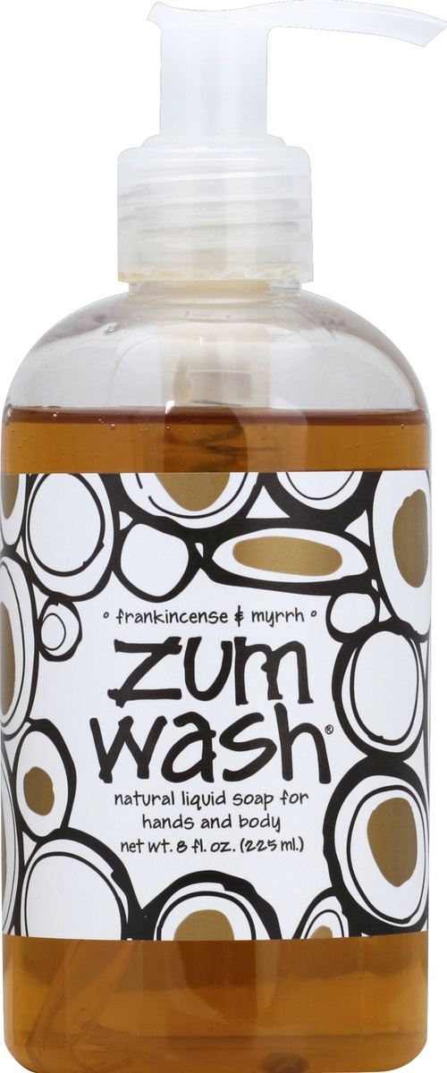 slide 2 of 2, Indigo Wild Zum Wash Frankincense Myrrh Liquid Soap, 8 fl oz