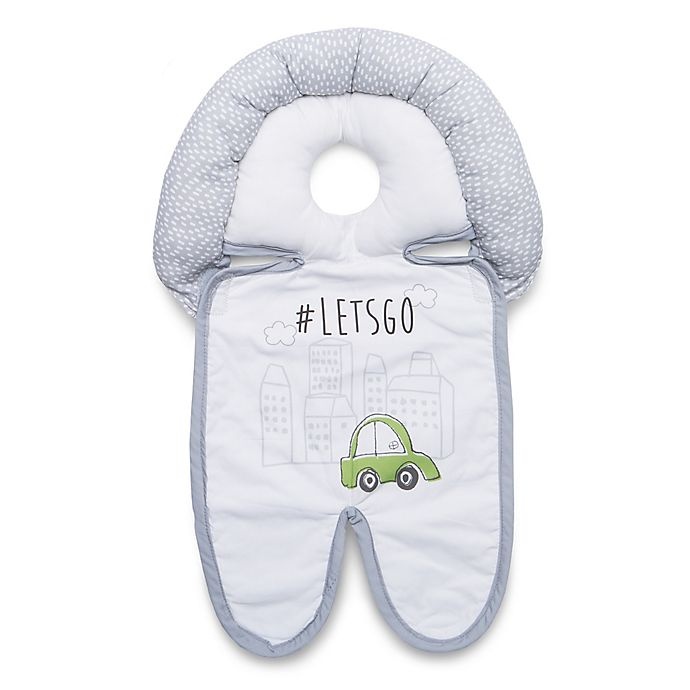 slide 2 of 9, Boppy Organic Fabric Head & Neck Support - Let's Go, 1 ct