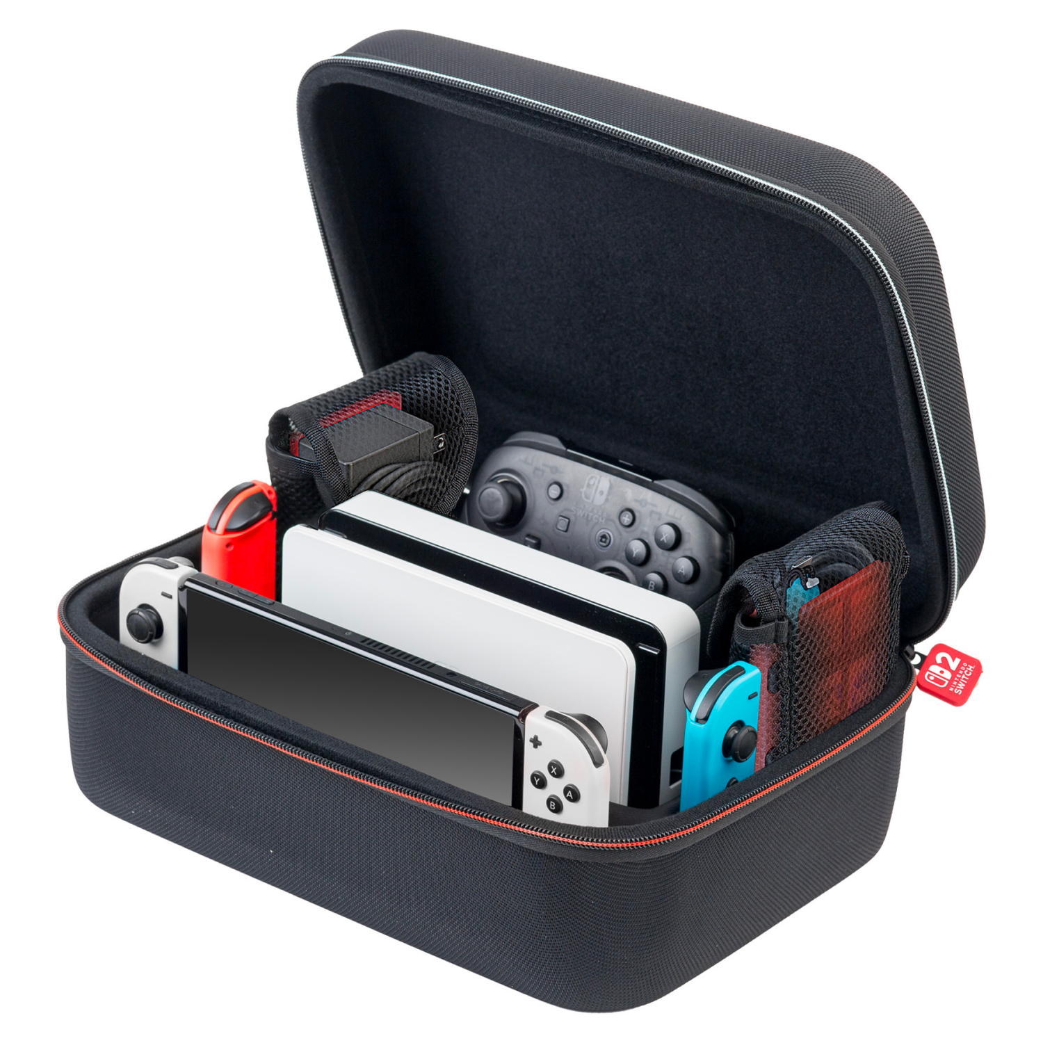 slide 1 of 1, RDS Industries Nintendo Switch 2 Game Traveler Deluxe Complete Case, 1 ct