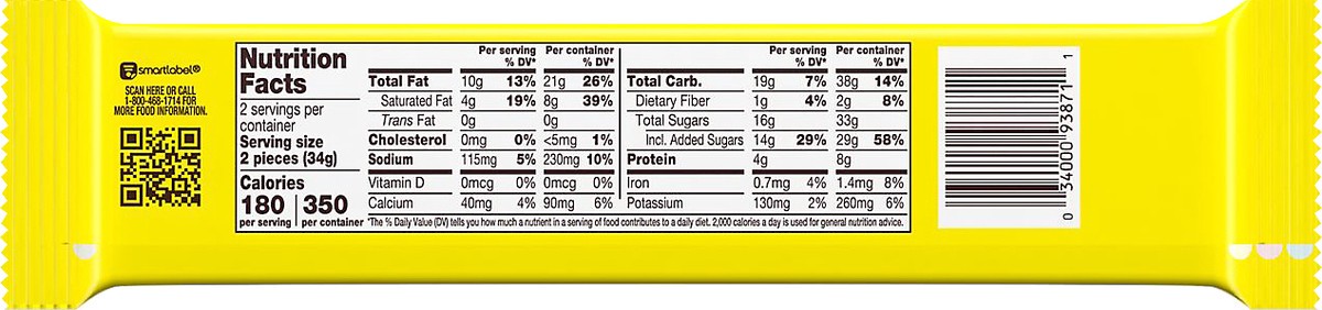 slide 2 of 3, Reese's Mallow-Top King Size 4 Pack Peanut Butter Cups 4 ea, 4 ct