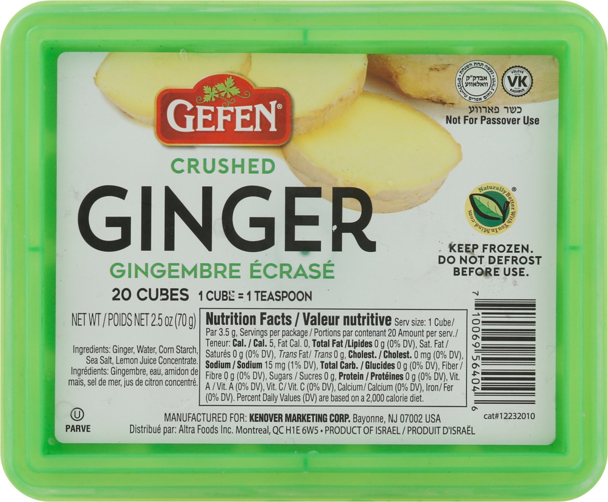 slide 6 of 12, Gefen Crushed Ginger Cubes 20 ea, 20 ct