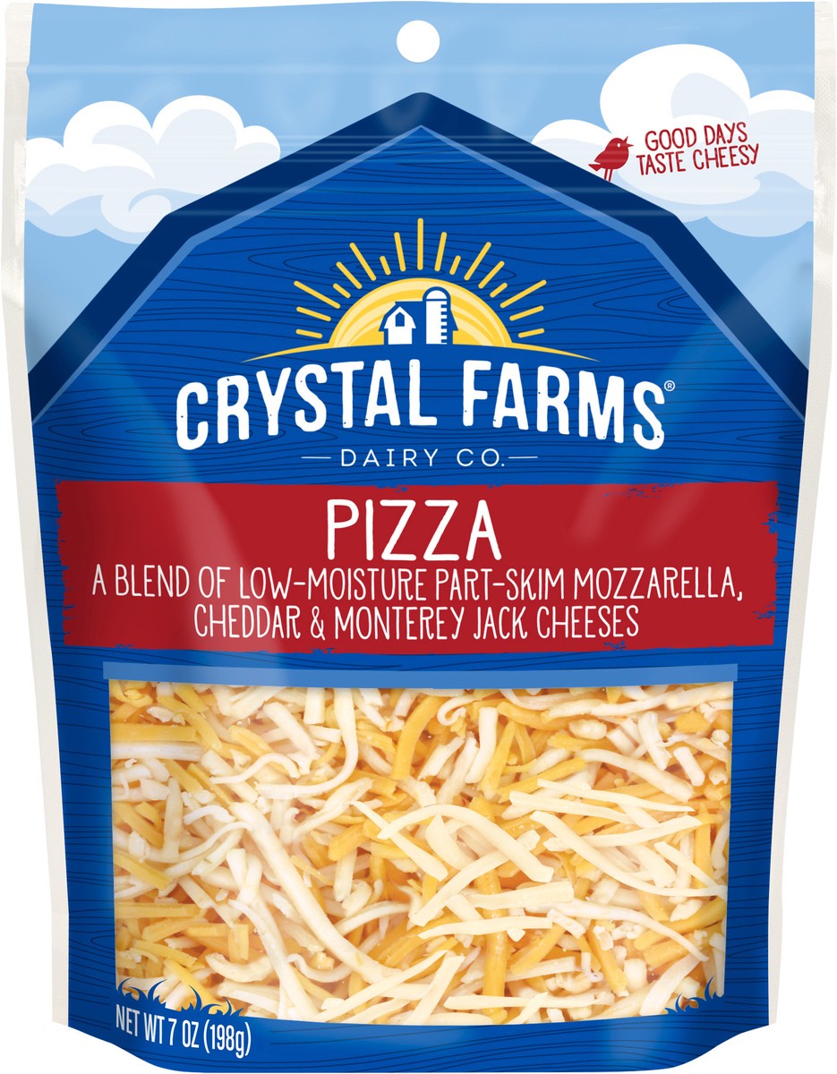 slide 2 of 6, Crystal Farms Cheese, Pizza, 7 oz