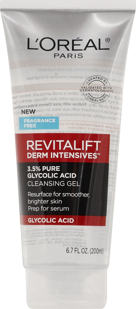 slide 3 of 11, L'Oréal Revitalift Derm Intensives Cleansing Gel 6.7 oz, 6.7 fl oz