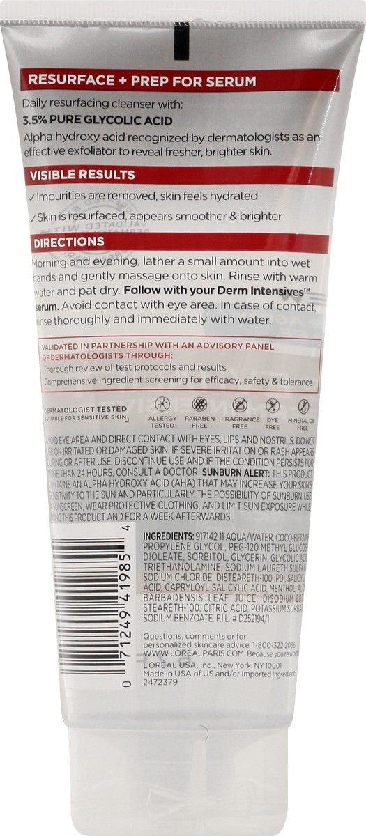 slide 6 of 11, L'Oréal Revitalift Derm Intensives Cleansing Gel 6.7 oz, 6.7 fl oz