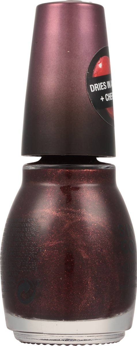 slide 8 of 9, Sinful Colors Quick Bliss Blackcherry 2677 Fast Dry Nail Polish 0.5 fl oz, 0.5 fl oz