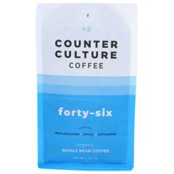 Counter Culture Organic Dark Roast Whole Bean Forty-Six Coffee 12 oz