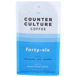 Counter Culture Organic Dark Roast Whole Bean Forty-Six Coffee 12 oz