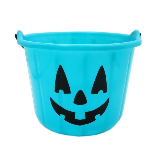 slide 1 of 1, Fun World Halloween Teal Pumpkin Bucket, 1 ct