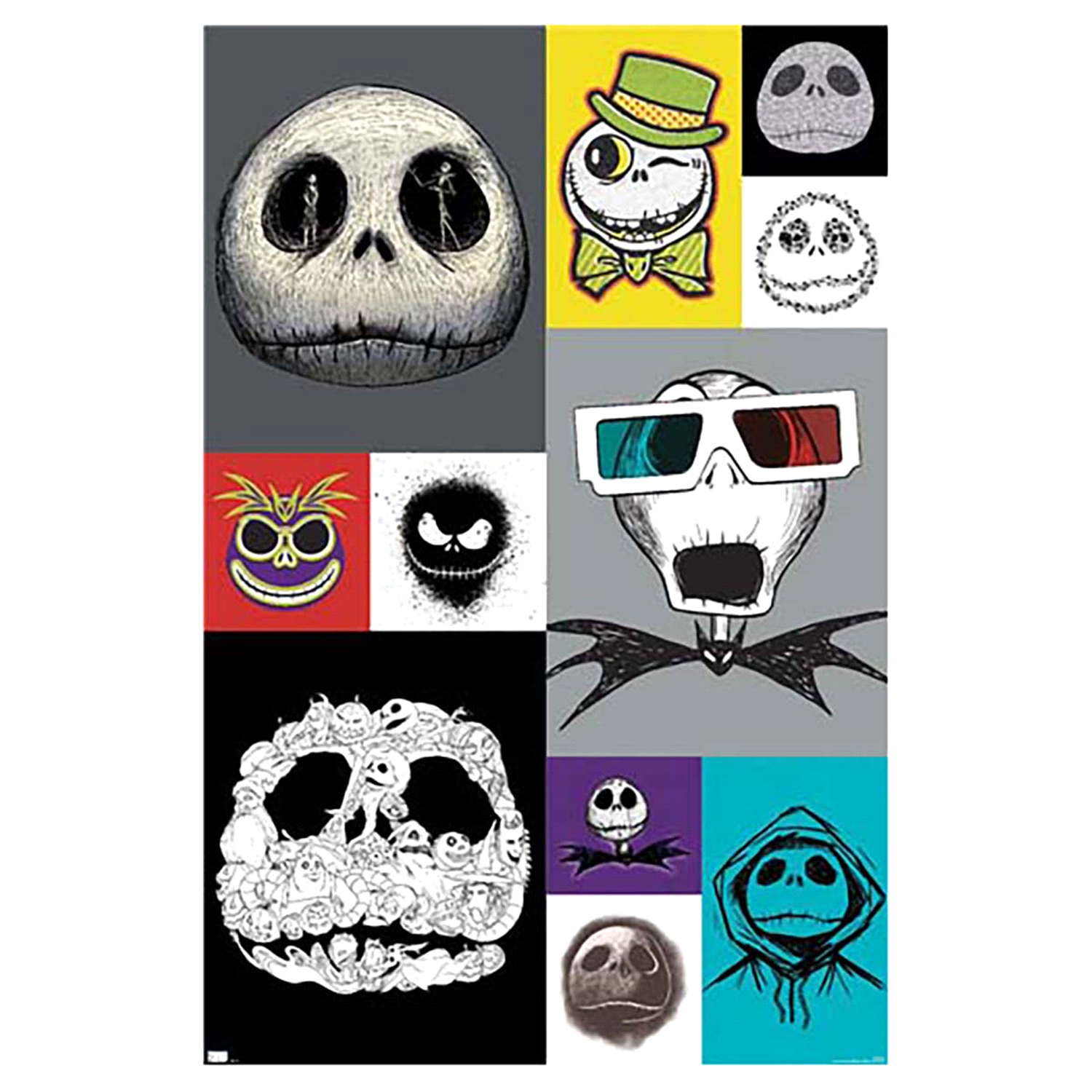 slide 1 of 1, Trends Posters NBC-Jack Grid, 22.375" x 34", 1 ct