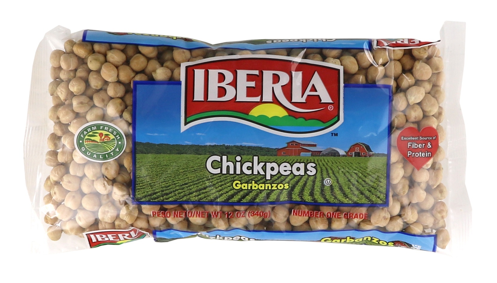 slide 1 of 1, Iberia Chickpeas, 12 oz