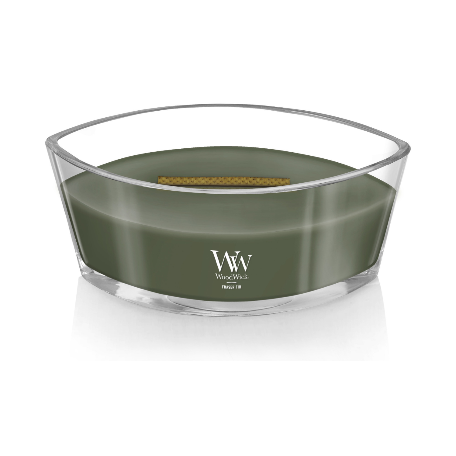 slide 3 of 4, Woodwick Ellipse Candle Fraiser Fir, 16 oz