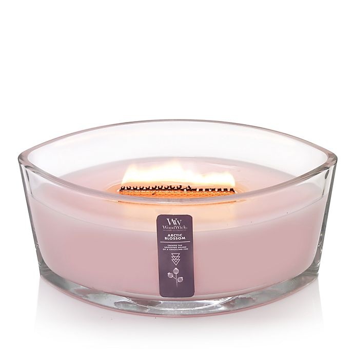 slide 2 of 2, WoodWick Arctic Blossoms Large Oval Candle Jar, 1 ct