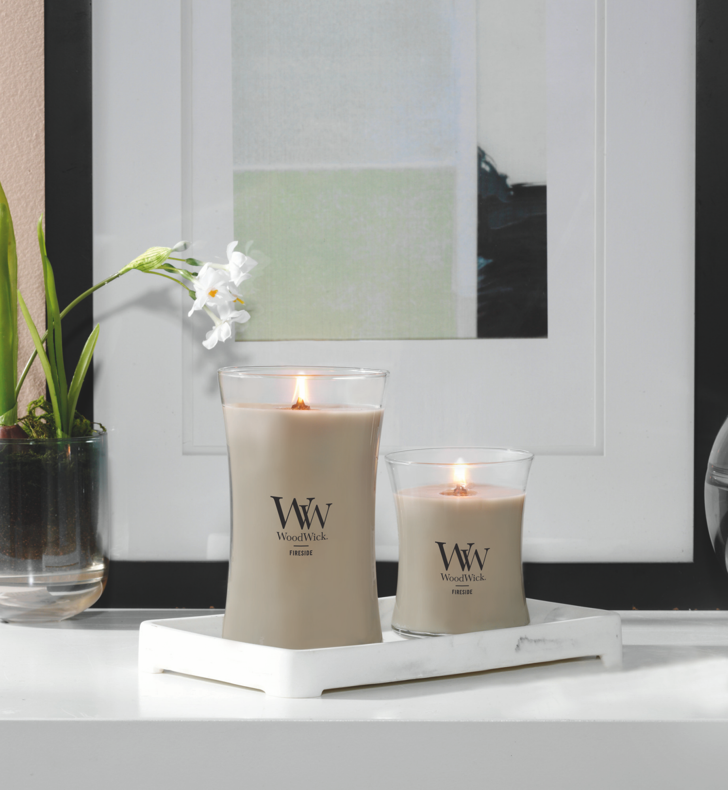 slide 4 of 5, WoodWick Fireside Candle 1 ea, 1 ct