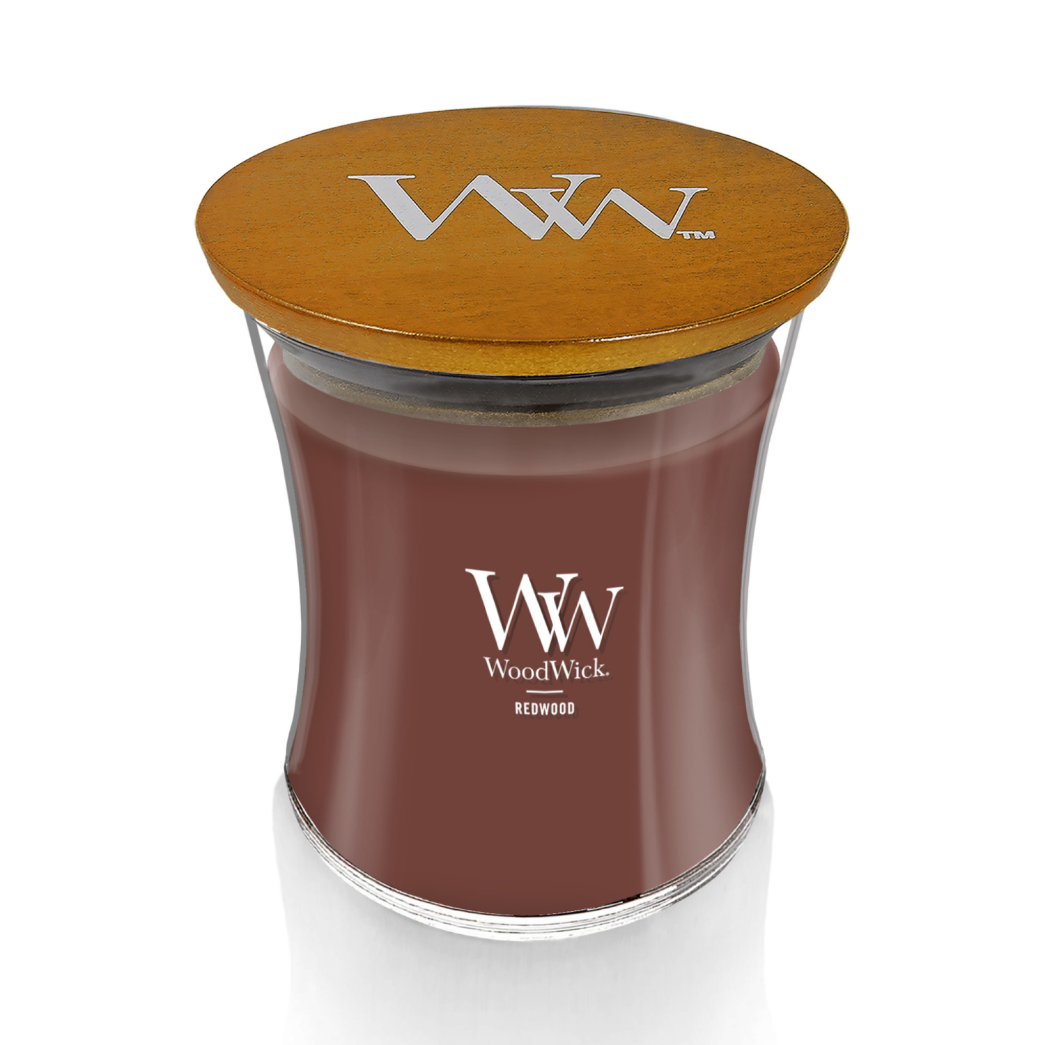 slide 2 of 3, Woodwick Candle Medium Jar Redwood, 10.5 oz