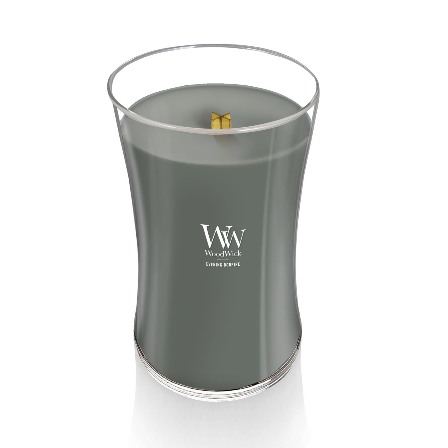 slide 3 of 4, Woodwick Scented Candle - Evening Bonfire, 1 ct