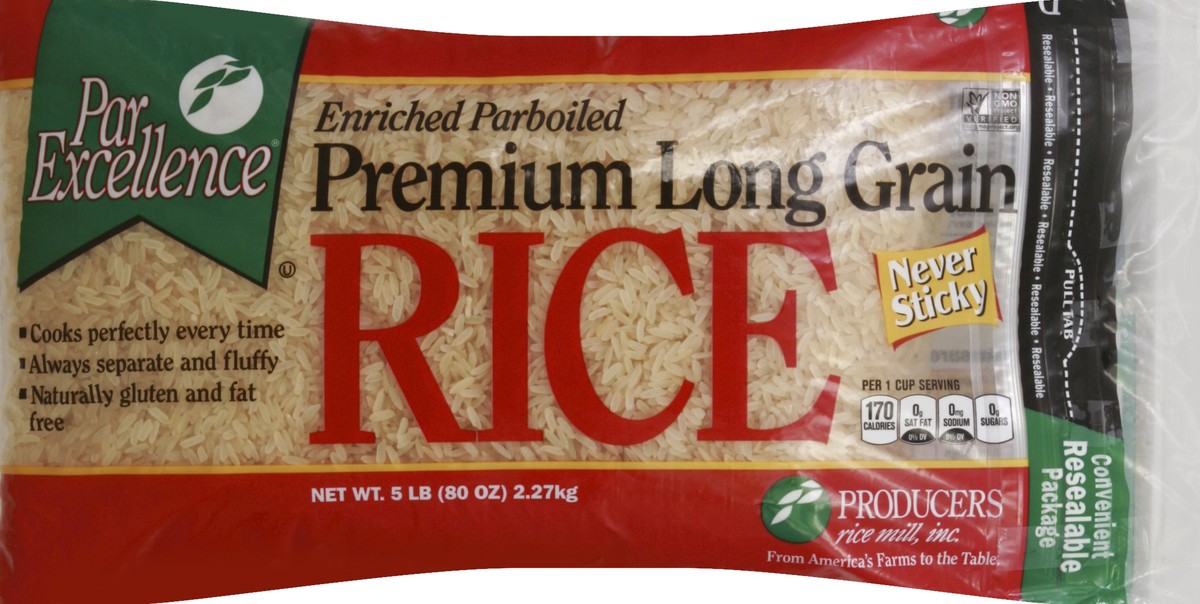 slide 3 of 6, Par Excellence Rice 5 lb, 5 lb