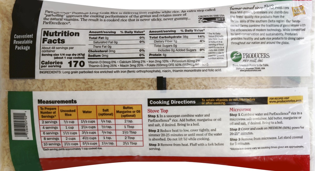 slide 2 of 6, Par Excellence Rice 5 lb, 5 lb