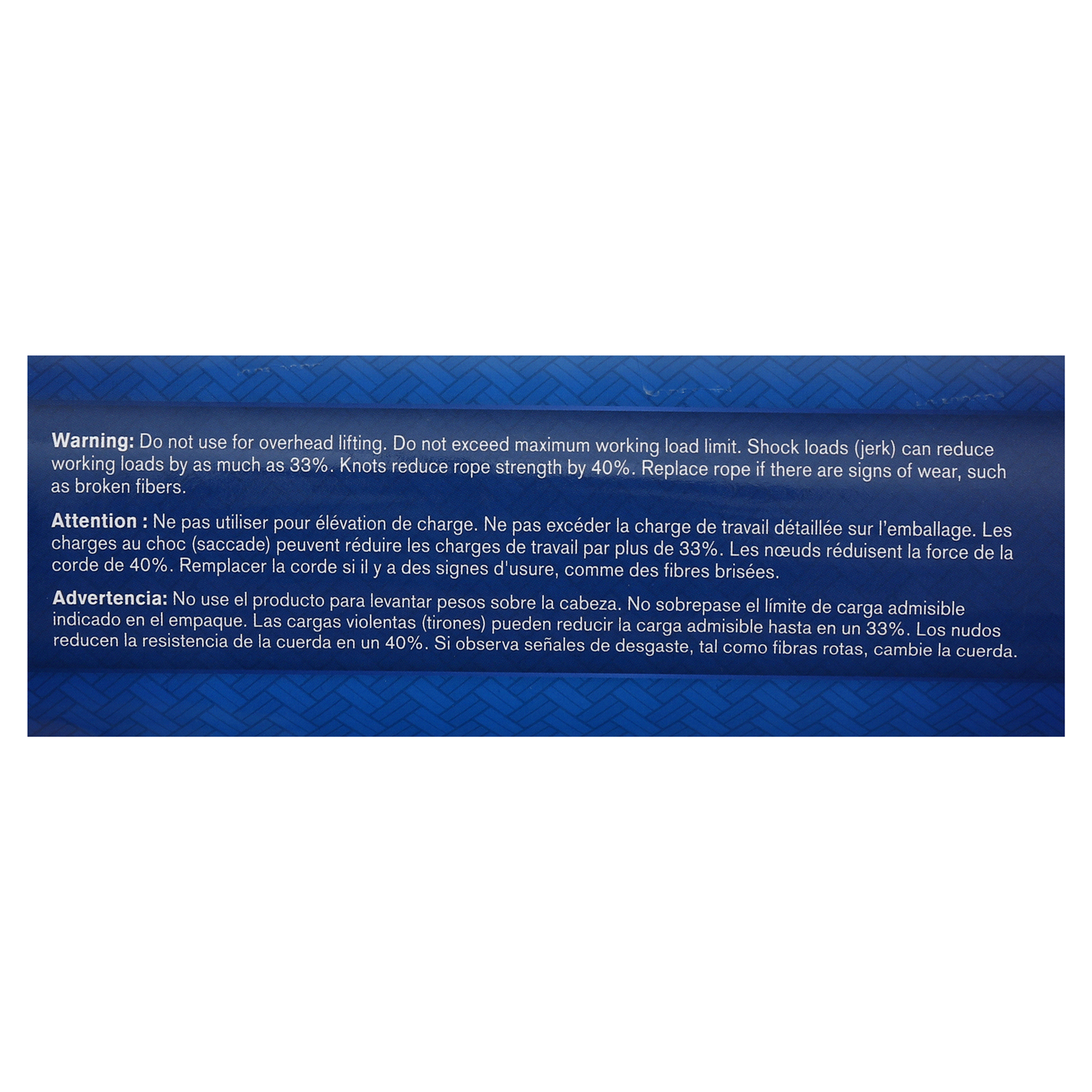 slide 2 of 2, KingCord 1/4 x 100' Diamond Braid Polypropylene Utility Rope, 100 ft