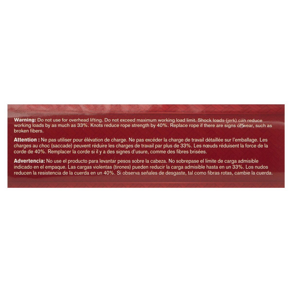 slide 2 of 2, KingCord 3/16 x 100' Diamond Braid Nylon Rope-White, 100 ft