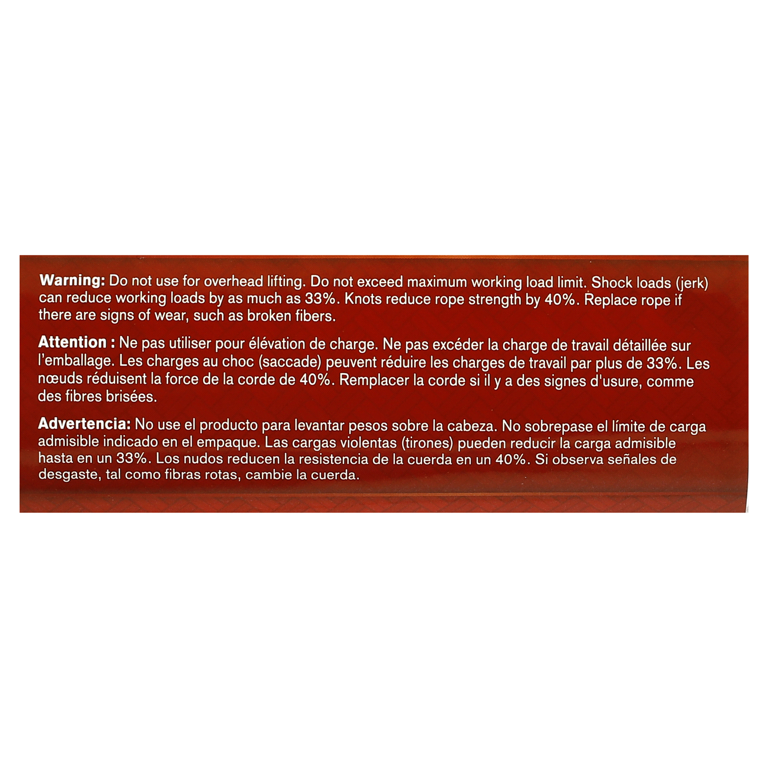 slide 2 of 2, KingCord 3/8 x 50' Twisted Nylon Rope-White, 50 ft