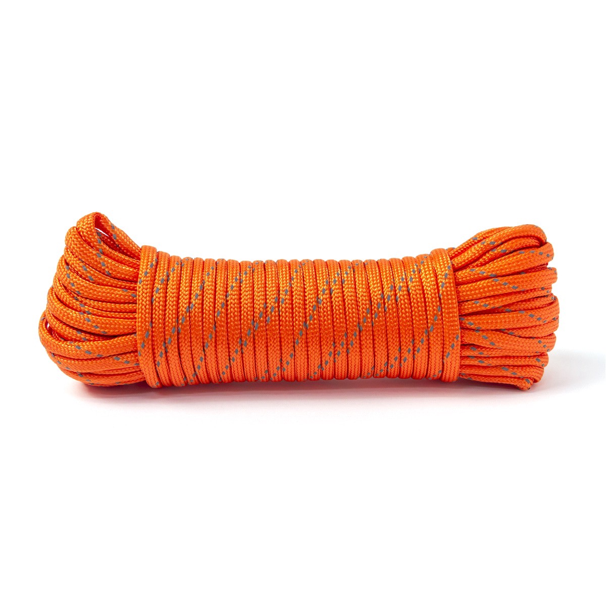 slide 2 of 2, Mibro Kingcord Paracord 550 Nylon Reflective Orange, 50 ft