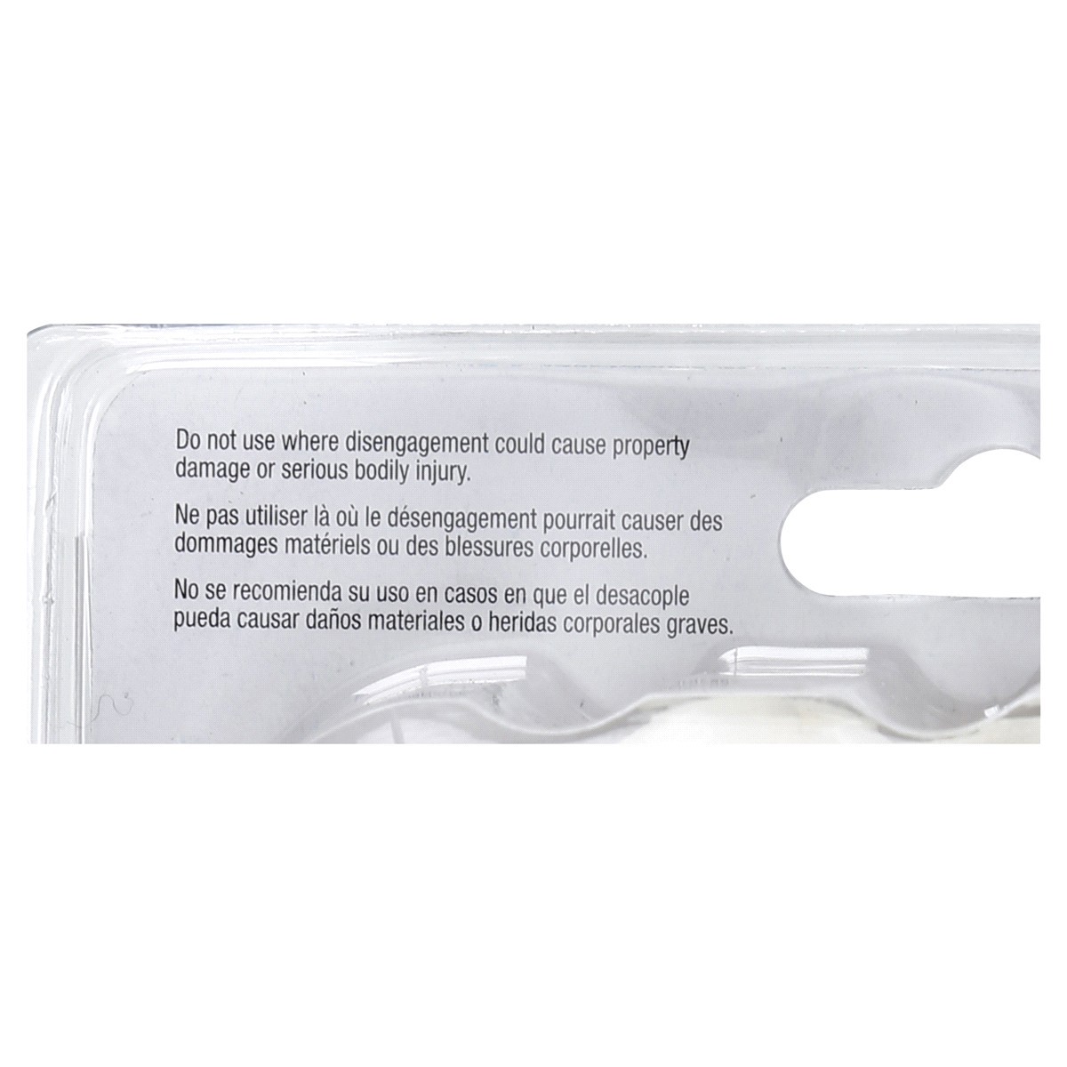 slide 2 of 2, KingChain 1-1/2 x 20' White Plastic Chain - Grab 'N Go Pack, 1 ct