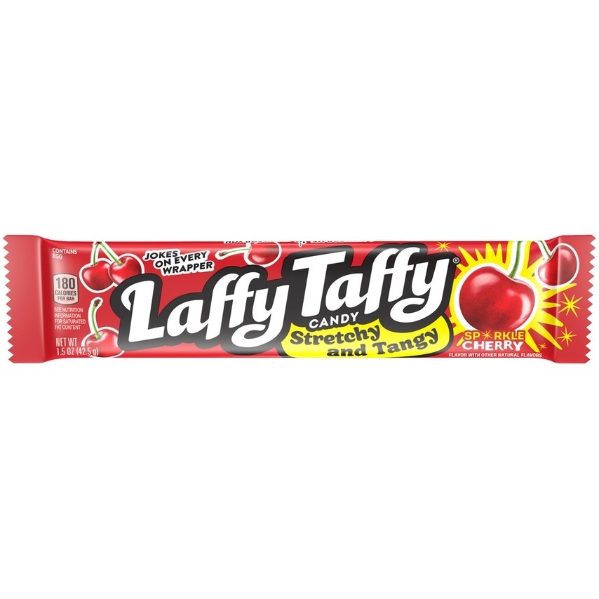 slide 1 of 8, Laffy Taffy Candy, Sparkle Cherry, 1.5 oz