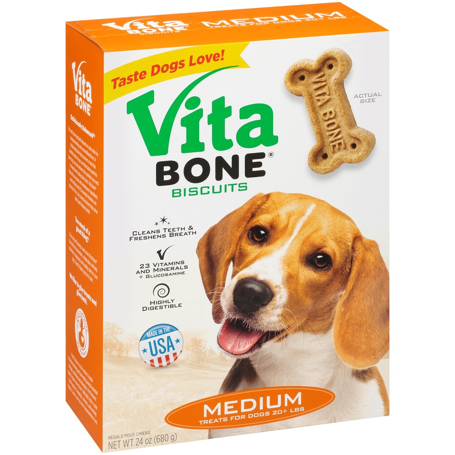 slide 2 of 9, Vita Bone Medium, 24 oz