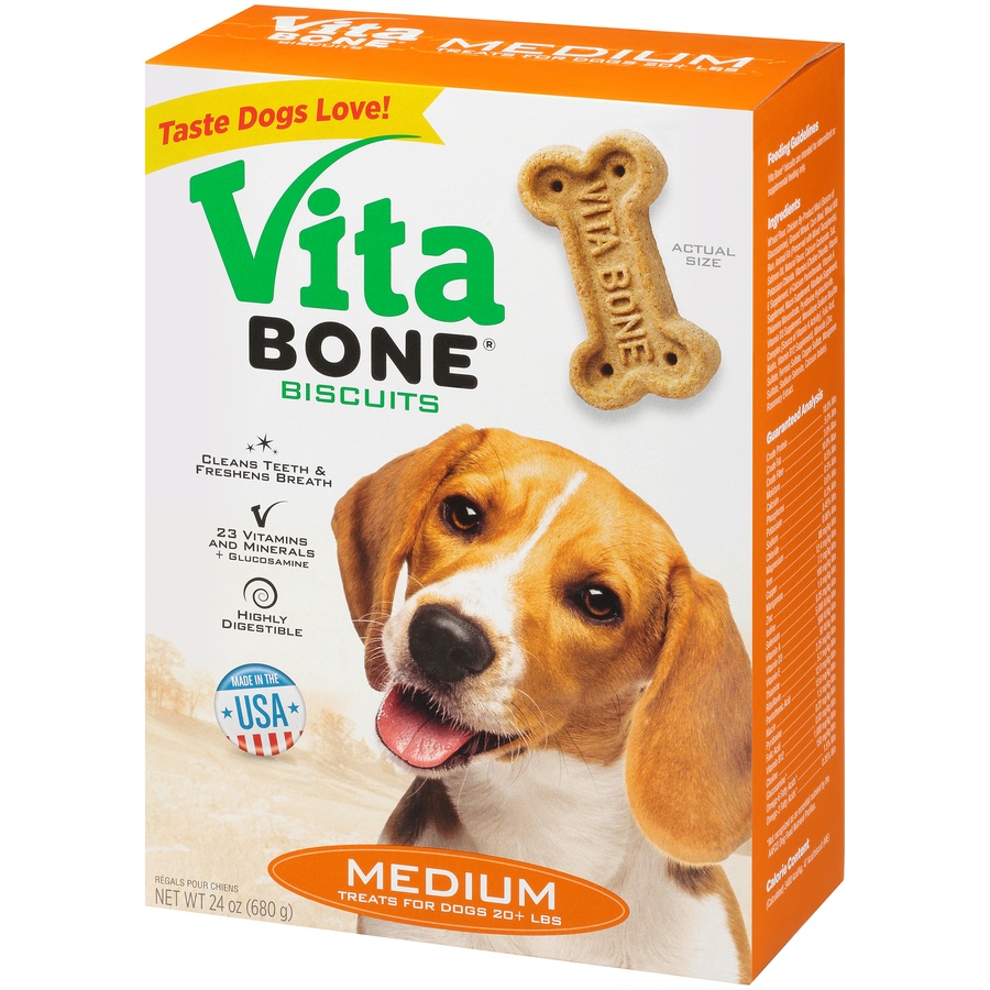 slide 3 of 9, Vita Bone Medium, 24 oz