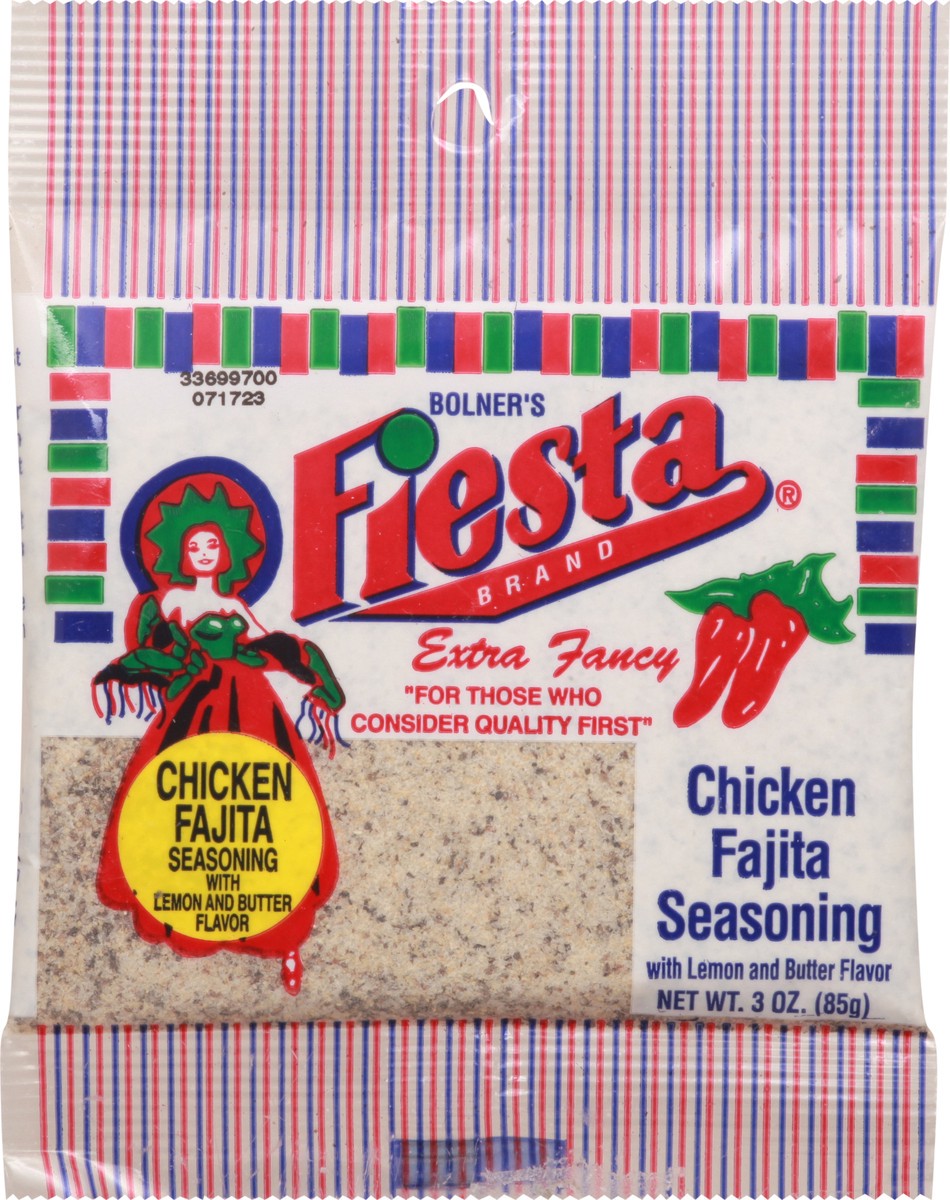 slide 11 of 12, Fiesta Extra Fancy Chicken Fajita Seasoning 3 oz, 3 oz