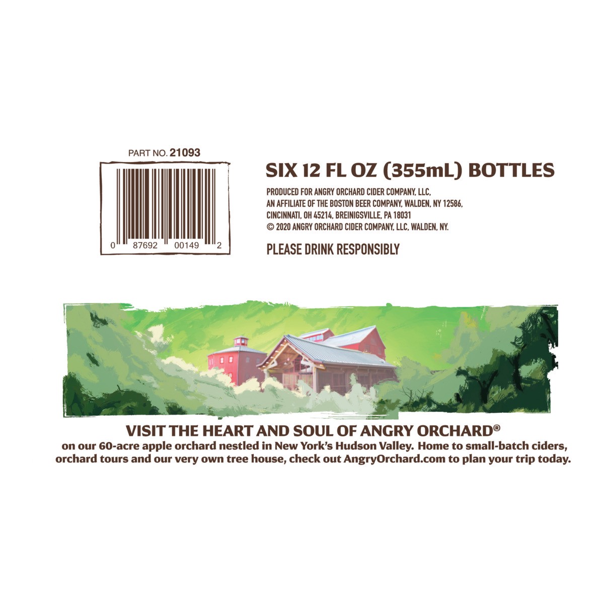 slide 2 of 6, Angry Orchard Green Apple Hard Cider, Spiked (12 fl. oz. Bottle, 6pk.), 6 ct; 12 fl oz