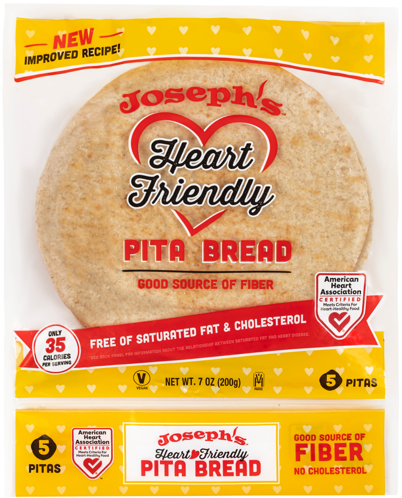 slide 1 of 2, Joseph's Heart Friendly Pita Bread 5 Each, 5 ct