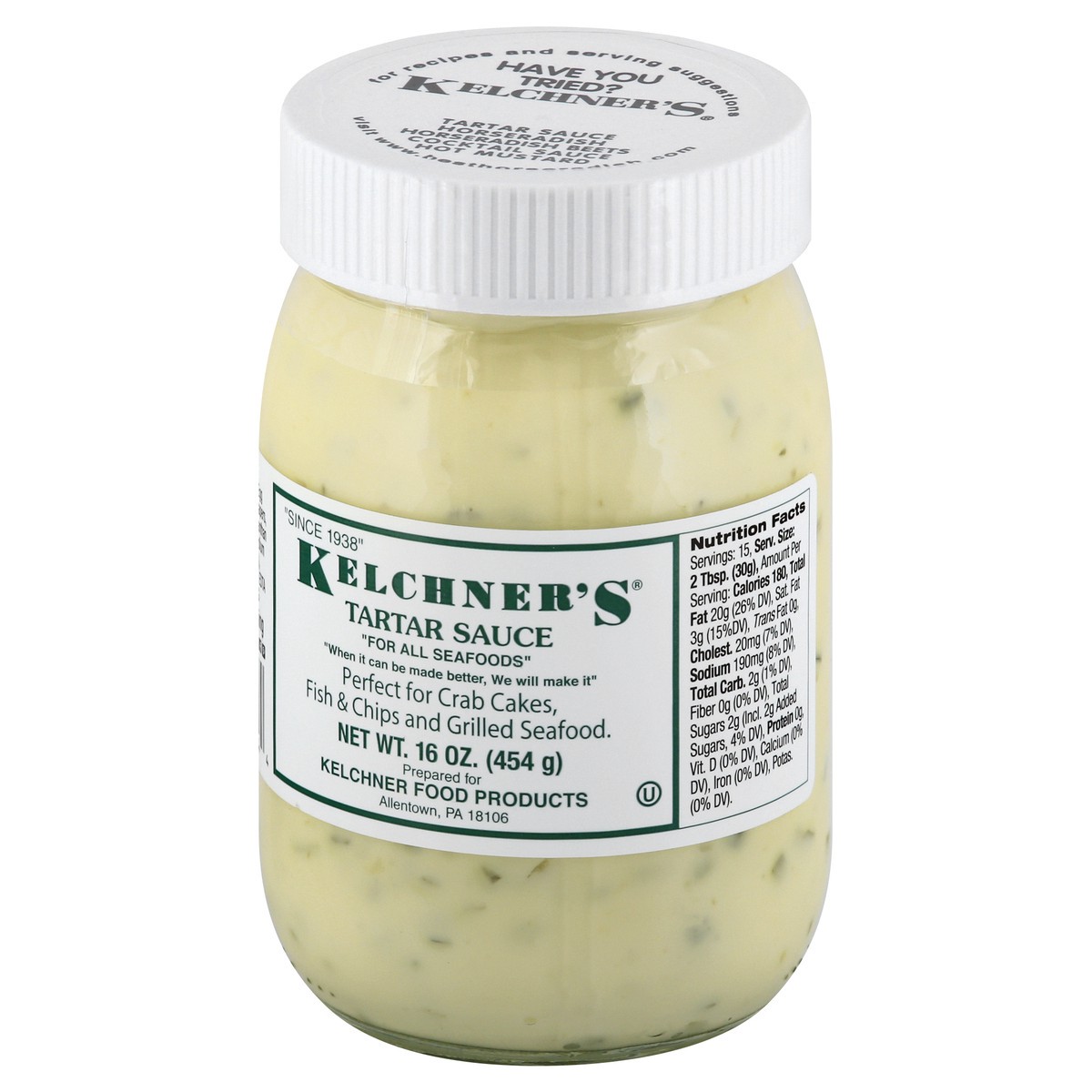 slide 2 of 12, Kelchner's Tartar Sauce - 16 oz, 16 oz