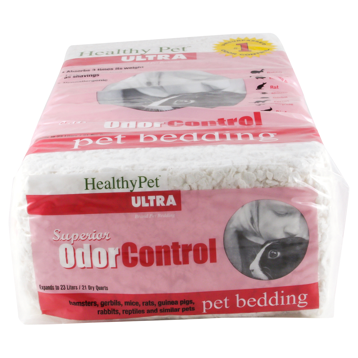 slide 4 of 4, Critter Care Snow Flake Pet Bedding, 23 liter