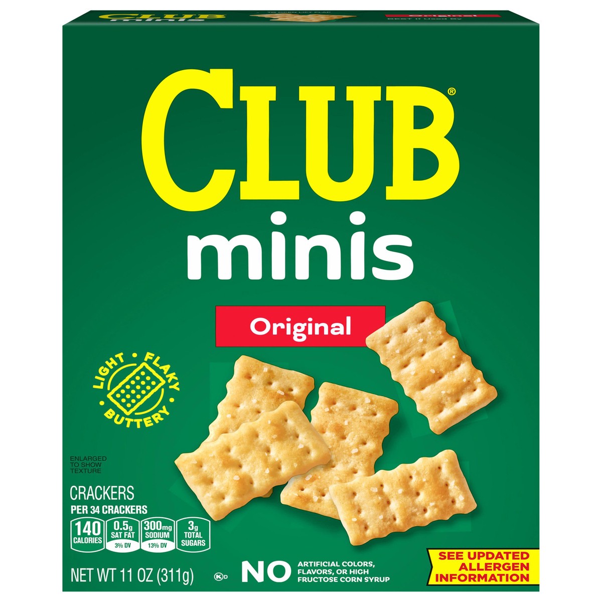 slide 1 of 5, Club Minis Original Mini Crackers, 11 oz