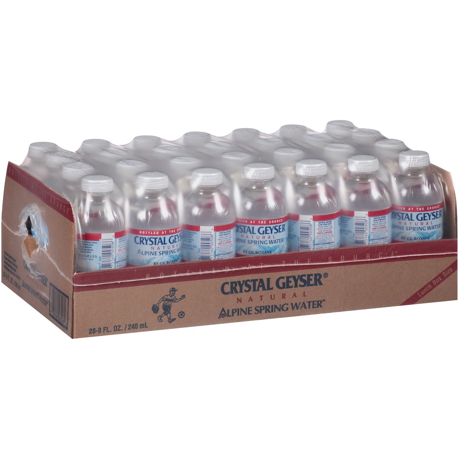 slide 2 of 6, Crystal Geyser Spring Water, 28 ct