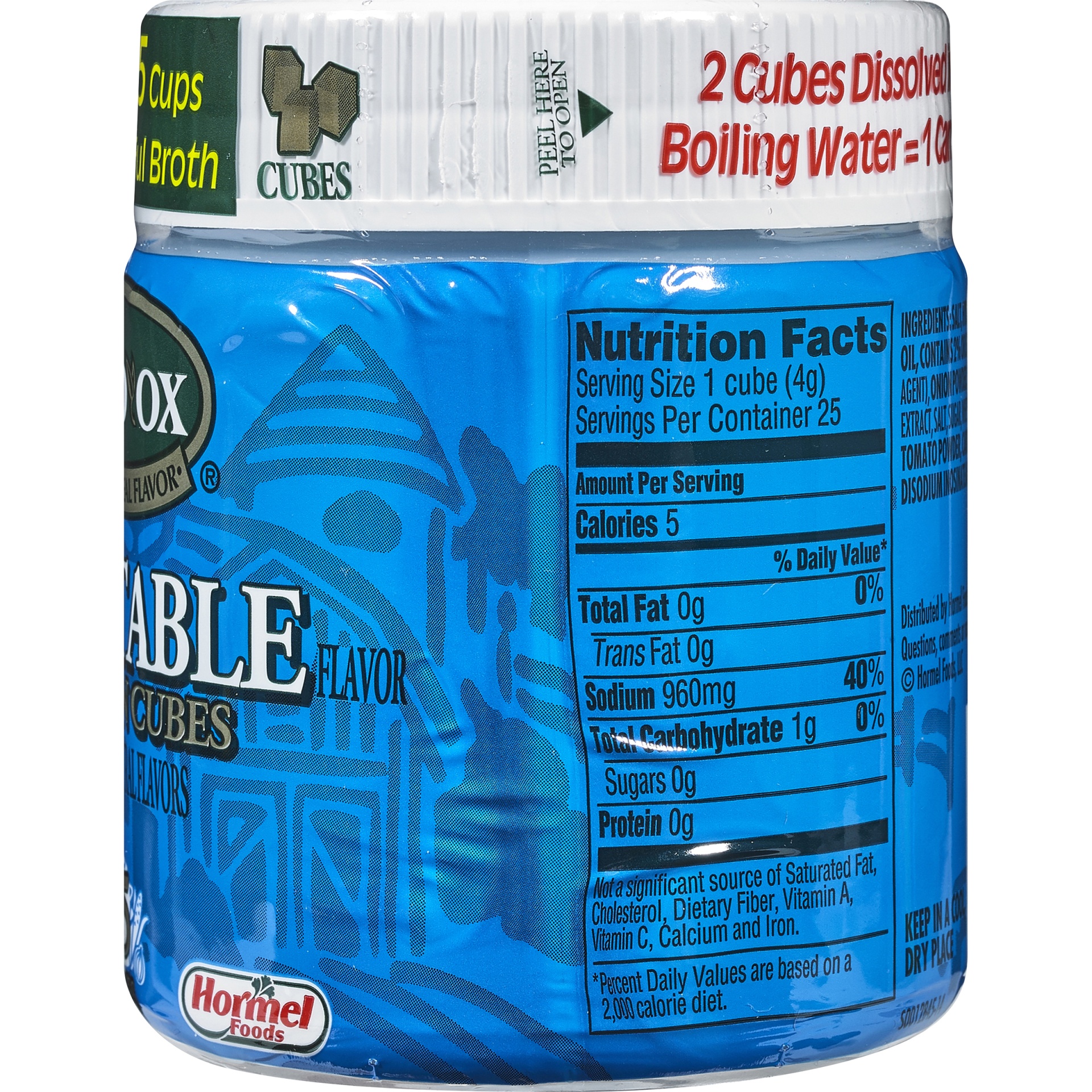 HerbOx Veg Bouillon Cubes 25 ct Shipt
