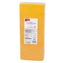 slide 1 of 1, GFS Mild Cheddar Cheese Loaf, 160 oz