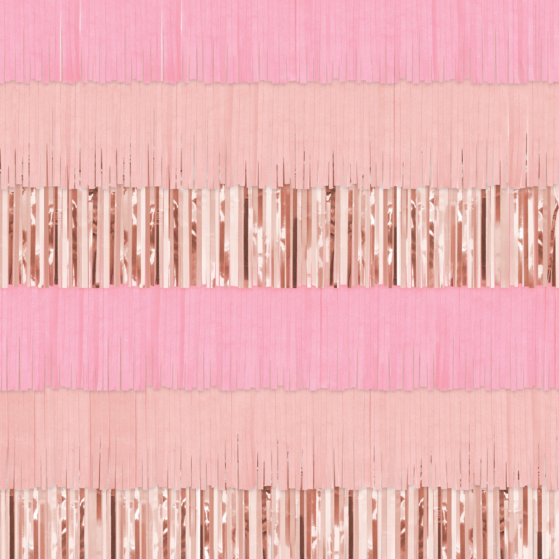 slide 2 of 3, 72" Pink Fringe Backdrop By Celebrate It, 72 in