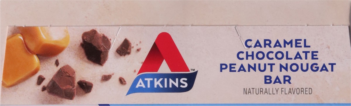 slide 9 of 9, Atkins Advantage Bar Chocolate Peanut Nougat, 6.72 oz