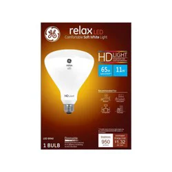 General Electric GE Relax LED HD Light Bulbs 11.5W 65W Equivalent Soft White Medium Base