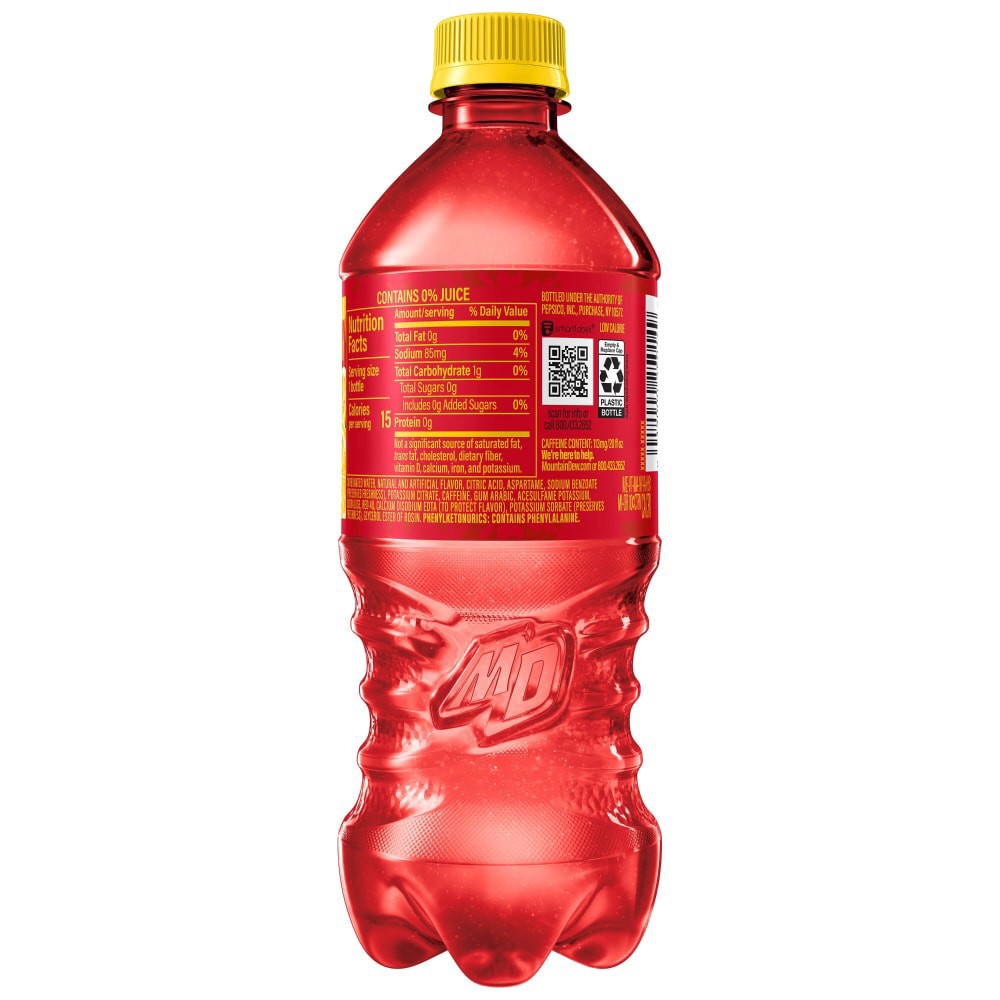 slide 2 of 5, Mtn Dew 0 Sgr Cherry Lemon, 20 oz
