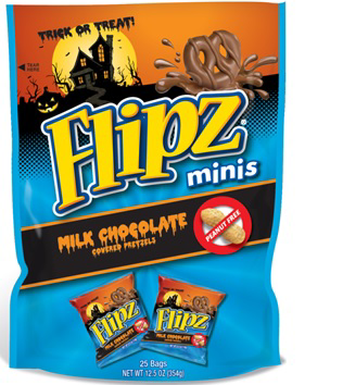 slide 1 of 1, Flipz Halloween Individual Bag, 1 ct