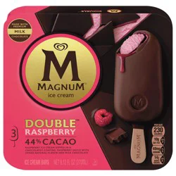 Magnum Ice Cream Bars Double Raspberry, 9.12 oz, 3 Count