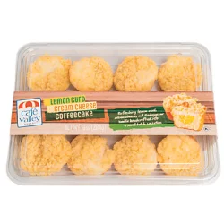 Cafe Valley Lemon Cream Cheese Filled Coffee Cake Bites