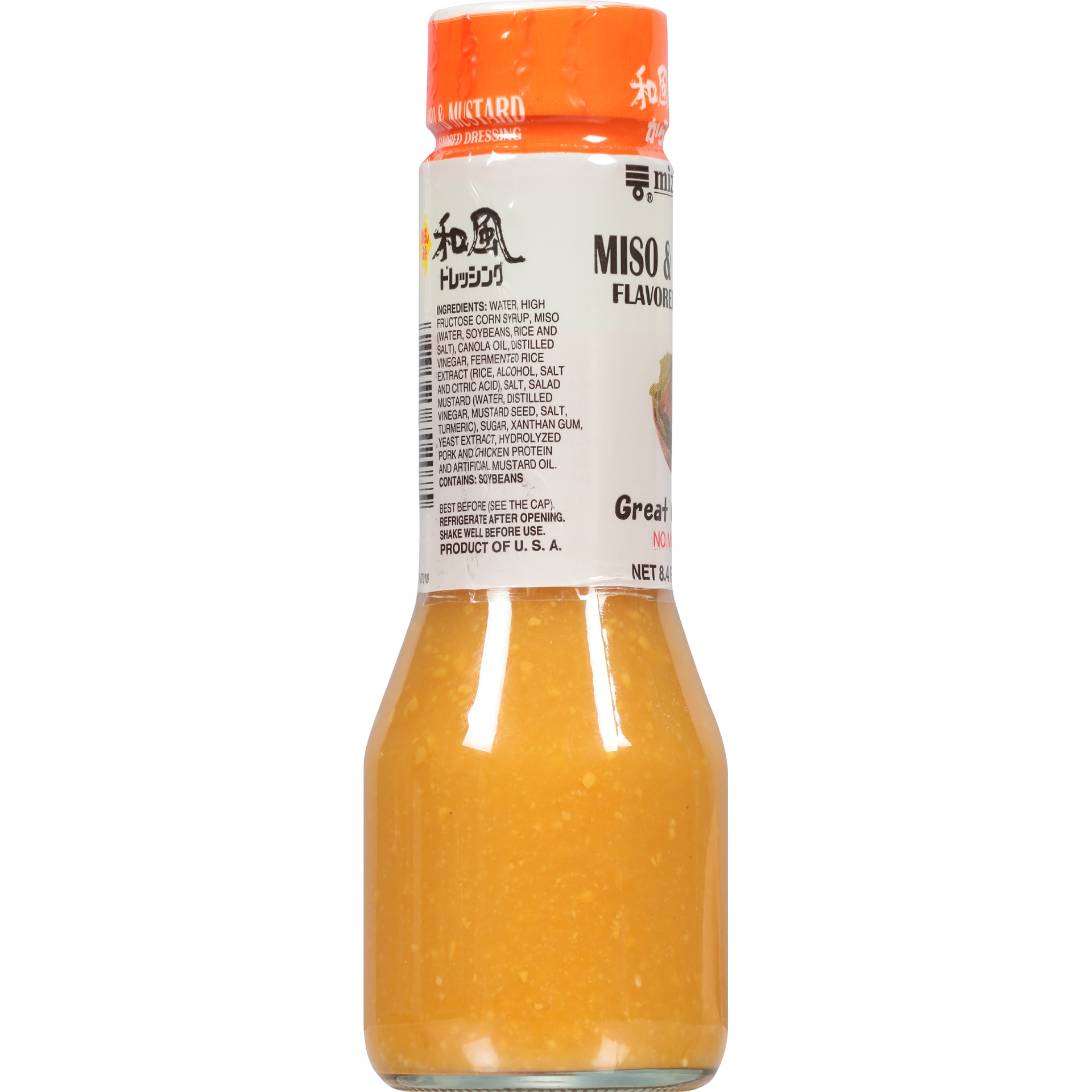 slide 4 of 6, Mizkan Miso & Mustard Flavored Dressing, 8.4 fl oz